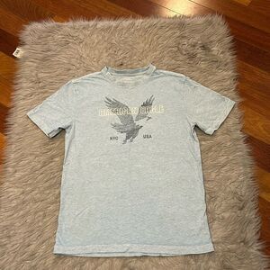 American eagle outfitters men’s light blue cotton graphic‎ tshirt size xs
